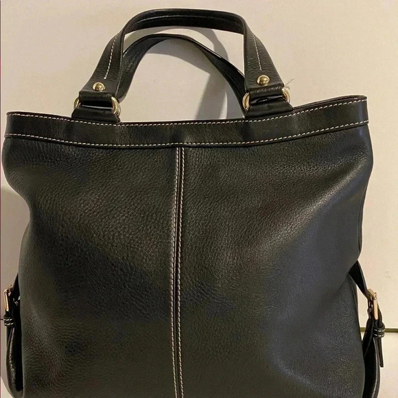 Dooney & Bourke Black leather hobo handbag - Picture 2 of 14